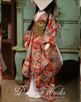 1/4 1/3 мащаб BJD аксесоари за дрехи японското кимоно за кукли BJD/SD карта в комплекта не е включена кукла, обувки, перука и други аксесоари 1254