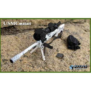 1:6 Мащаба на Оръжия M40A5 Снайпер USMC Пластмасов Материал Войници ZY8024C За 12 инча Фигурки Колекция Коледни Играчки