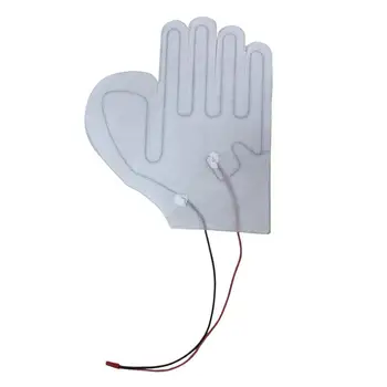 1 Чифт Ръкавици Нагревателен Лист Composite Влакна Нагреваемый Лист От 7,4 В Регулиране На Температурата Електрически Уреди За Мото Топъл Glo