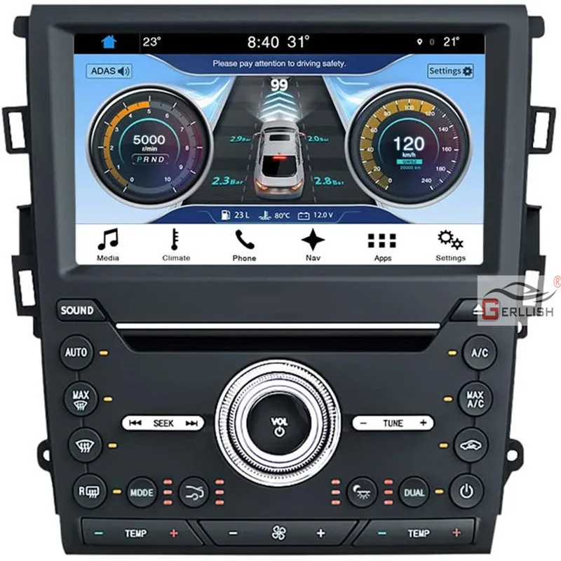 android автомобилен мултимедиен стерео радио DVD плейър за Ford Mondeo Fusion 2012 2013-2019 gps навигация не 2din dvd