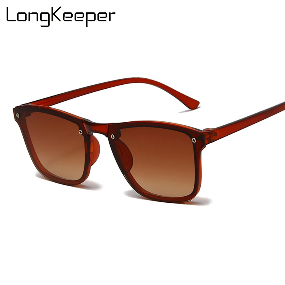 LongKeeper Класически Реколта Квадратни Слънчеви Очила Мъжки Дамски Маркови Дизайнерски Огледални Слънчеви Очила за Мъже За Шофиране Сянка Gafas de sol mujer