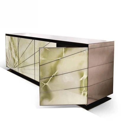 Най-добрата цена на Китай модерен стил метална маса сервант мебели мулти шкаф за по-добро обслужване