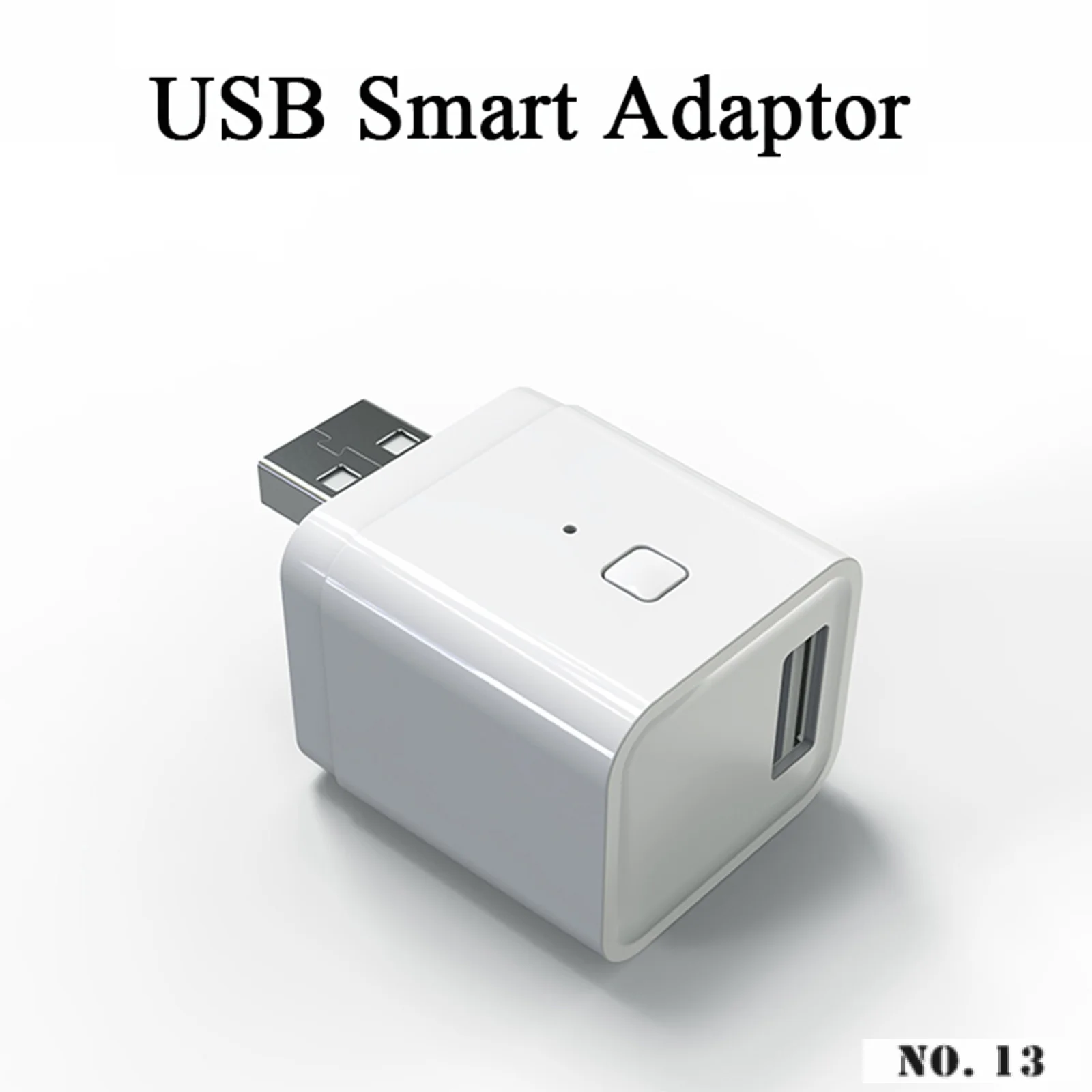 Умен WiFi адаптер Micro USB 5 В, Интелигентен превключвател за USB устройства тип A, Ключа за дистанционно управление на приложенията, концентратор не се изисква 1 бр. 0
