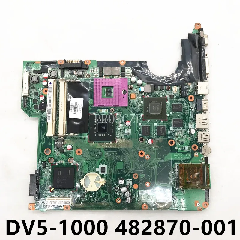 482870-001 482870-501 висок клас дънна Платка за DV5-1000 DV5-1100 DV5 дънна Платка на лаптоп G96-630-A1 Видеокарта 100% Тествана е НОРМАЛНО 0