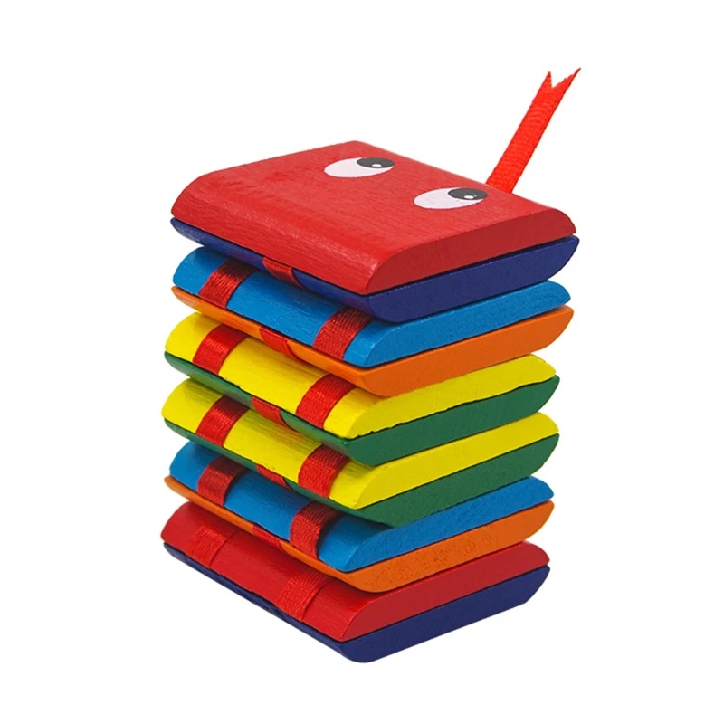 H7JA Гореща Цветна Дървена Стълба Джейкоба Класическа Играчка за Децата, с Много интересни Пълнители за отглеждане и пълнители за ръчни чанти
