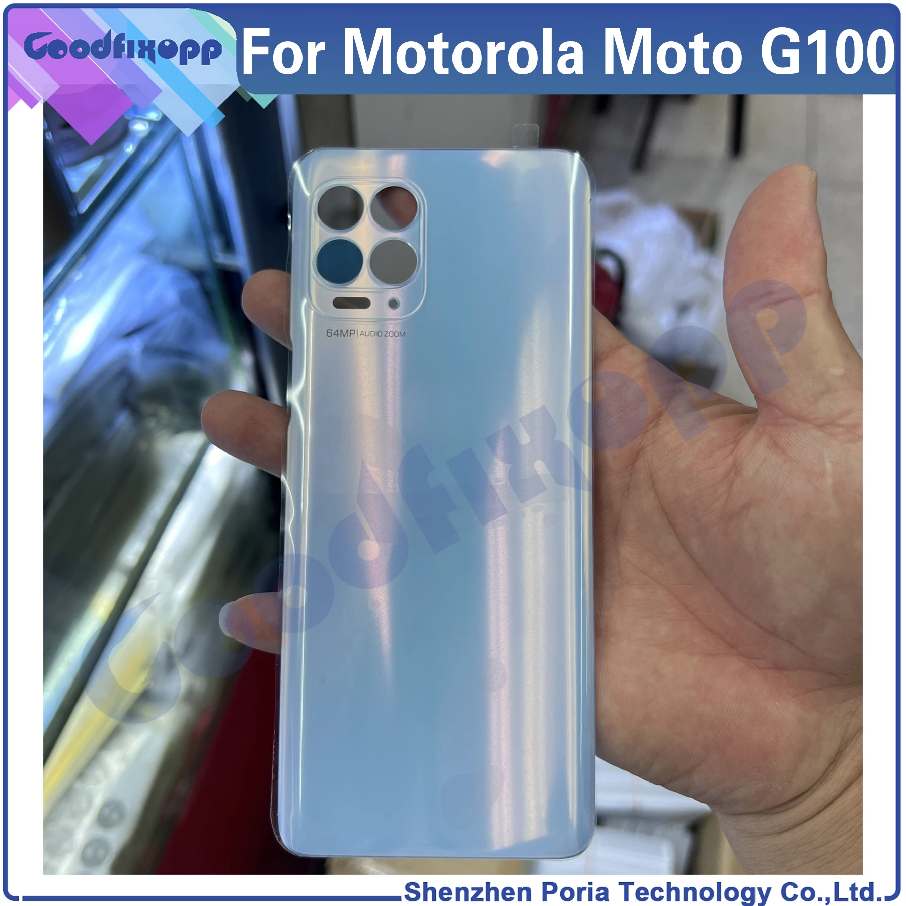 За Motorola Moto G100 XT2125 XT2125-4 Задната част на кутията Врати и Корпус Делото Капак на Отделението за батерията
