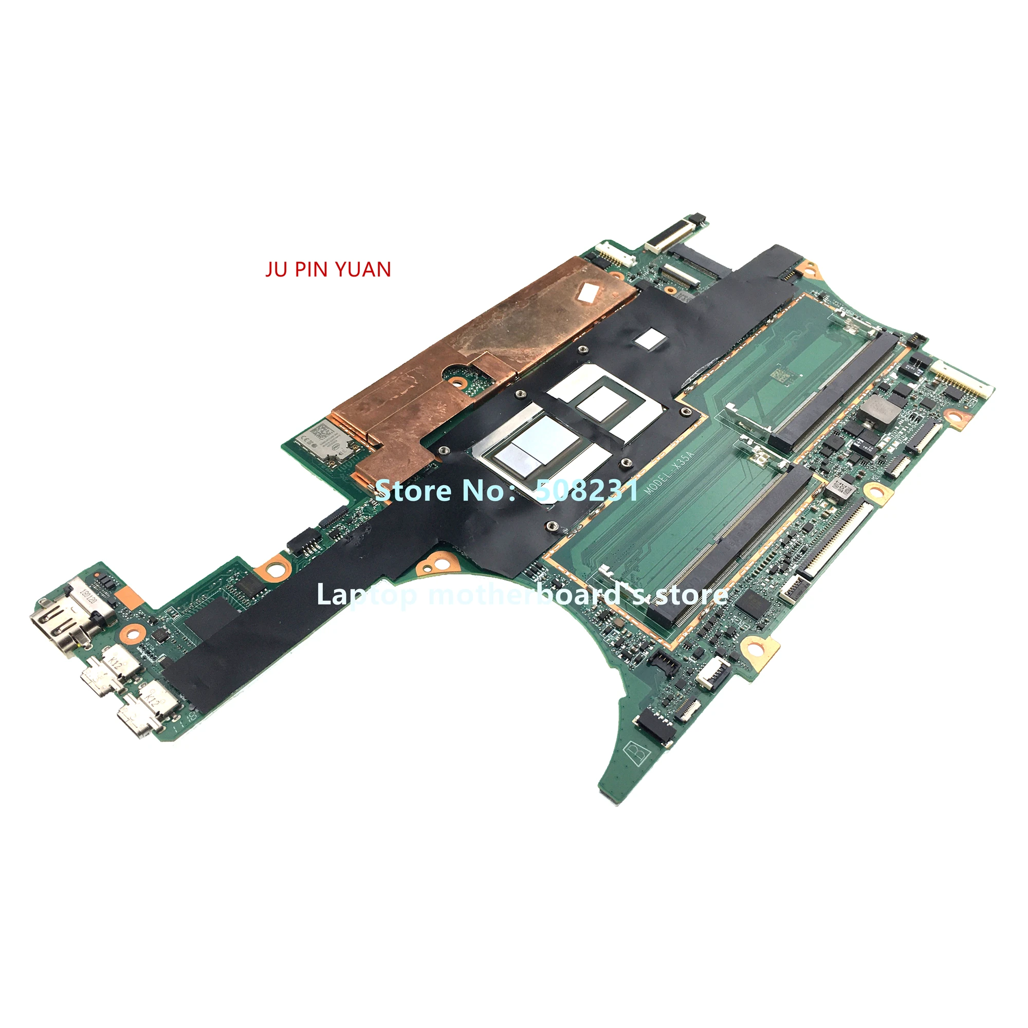 За HP Spectre X360 15-Канален дънна платка на лаптоп DAX35AMBAG0 X35A с процесор SR3RK i7-8705 ГР 100% тестван Нормално
