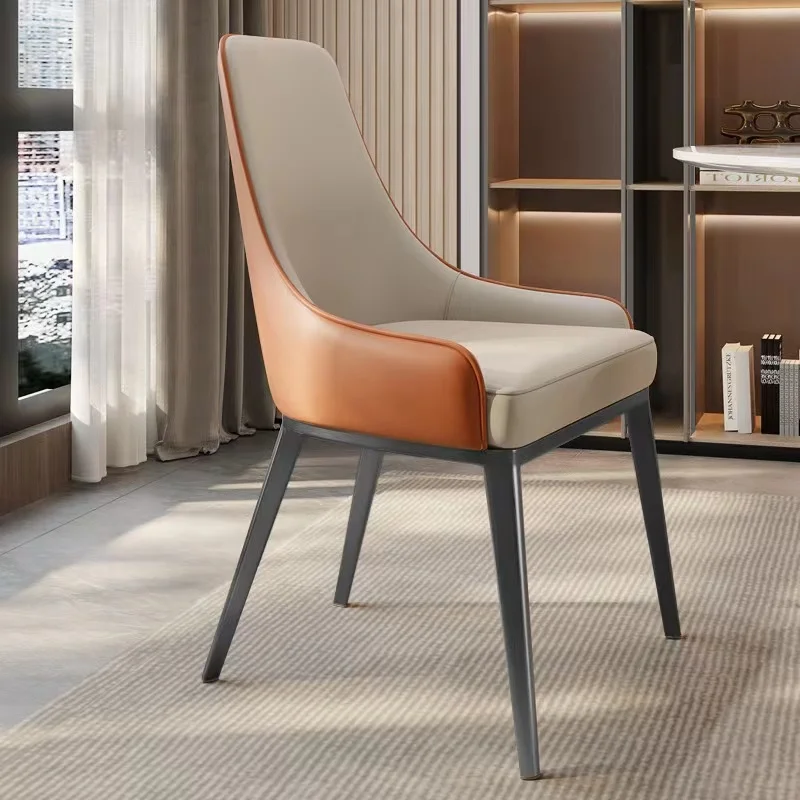 Дизайнерски Трапезни Столове За Дневна Луксозна Кухня Модерни Столове Спалня Кожени Столове Para El Hogar Централизирана Мебели LQQ25XP 0