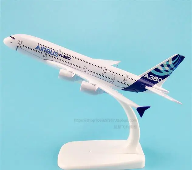 20 см Метална Сплав Въздушен Прототип на Airbus 380 A380 Airlines Модел Самолет ProtoMech Разработване на Самолет Модел на Самолет с Поставка