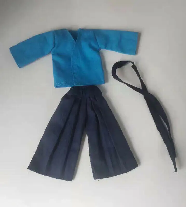 1/12 Модел на дрехи Riman Blue Samurai outfit за 6 