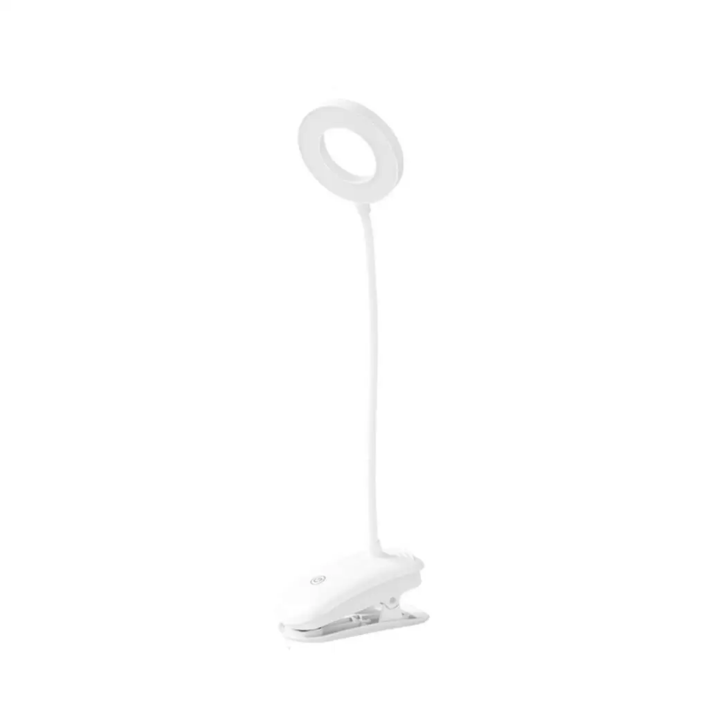 LED USB Гъвкава Настолна Лампа Клип Сгъваем Нощно Шкафче За Спалня Четене Проучване на Светлината Защита на Очите Настолна Лампа 0