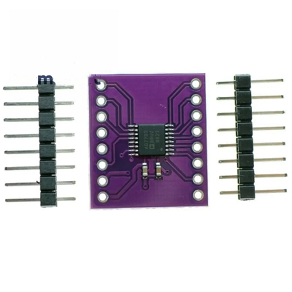 CJMCU-7793 AD7793BRU 24-битов модул усилвател с ниско ниво на шум ADC 24-битов AD7793 3-канален 2,7-5,25 В 0