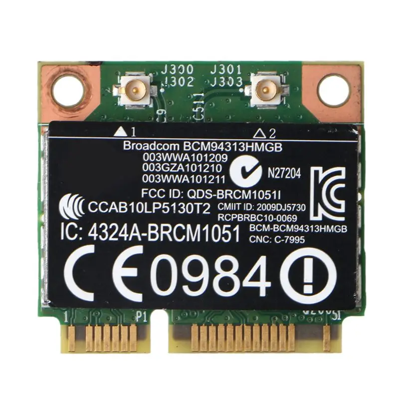 2022 Нов за Broadcom BCM94313HMGB WiFi Bluetooth4.0 Половина мини безжична карта на PCI-E за-HP