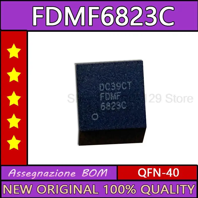 FDMF6823C 6823C QFN-40 Нов оригинален чип за ic 0