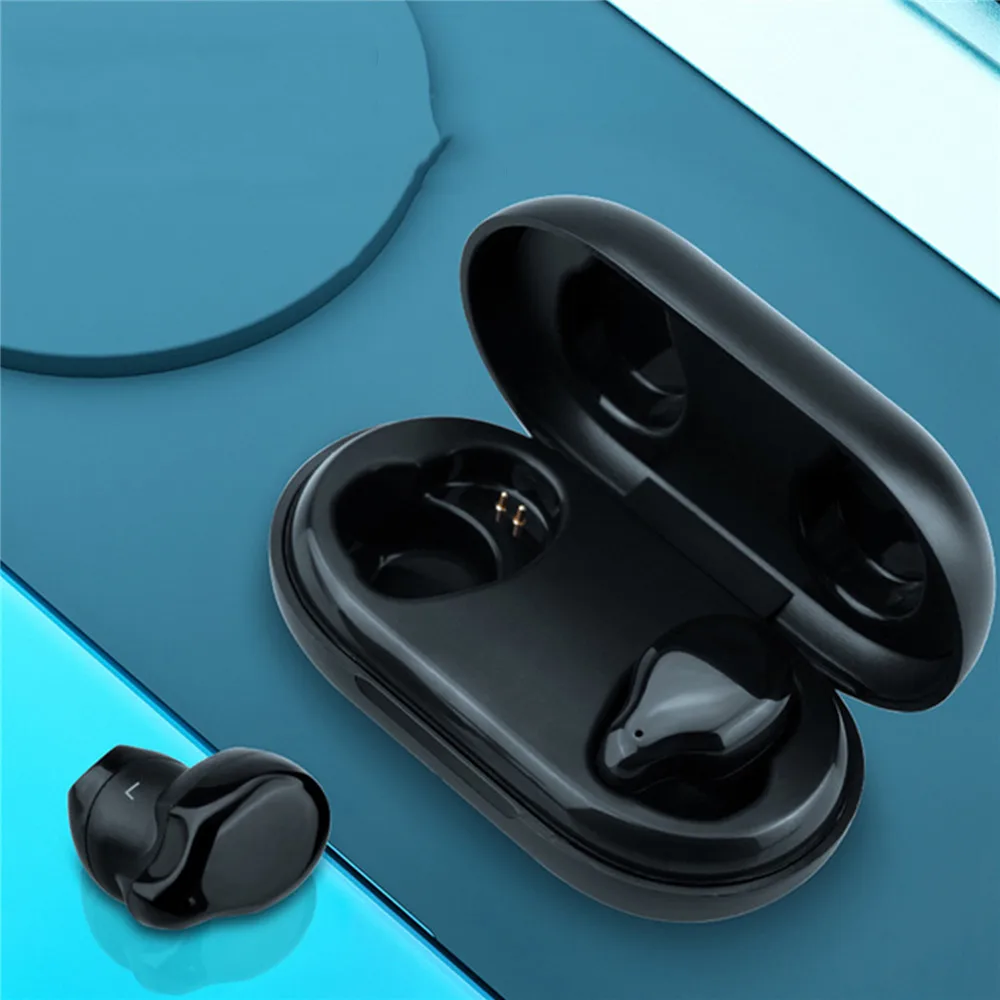 Мини Bluetooth 5,0 Безжични Слушалки в ушите намаляване на шума, Стерео Спортни Слушалки с Зарядно Калъф и Bluetooth 5,0 Слушалки
