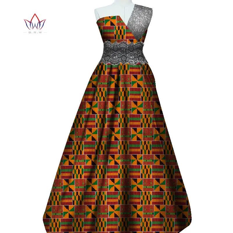 Анкара Летни Рокли на Шаферките Африка Базен Riche 2020 Сватба Облекло Рокля За Абитуриентски Мода Дашики Дамски Дрехи WY8533 0
