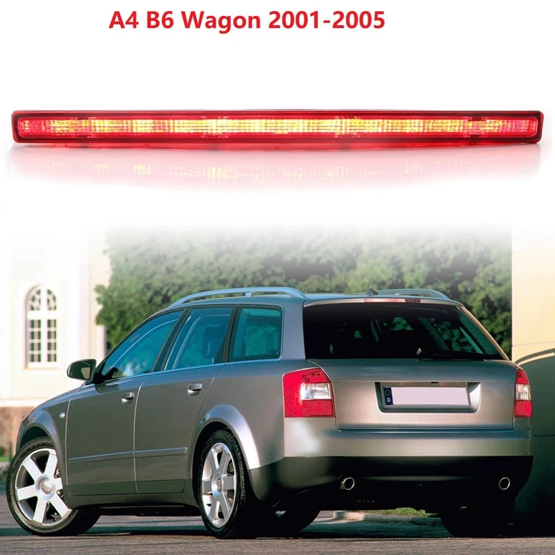 Червен Обектив Пълен LED Задни Висок Ливъридж Трети на 3-та Стоп-сигнал за - A4 B6 Вагон 2001-2005 8E9945097
