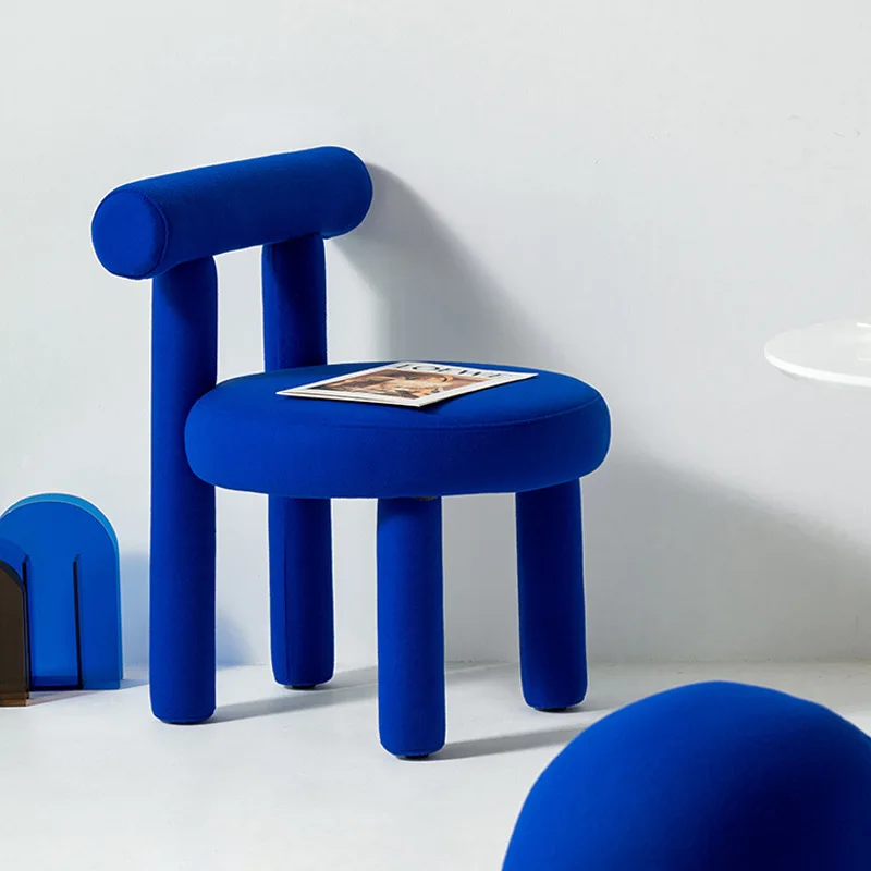 Удобен стол за гледане на телевизия Скандинавските столове Дизайн на Подовите столове за всекидневна с Подвижна Облегалка с Елегантни Мебели за грим в Хола