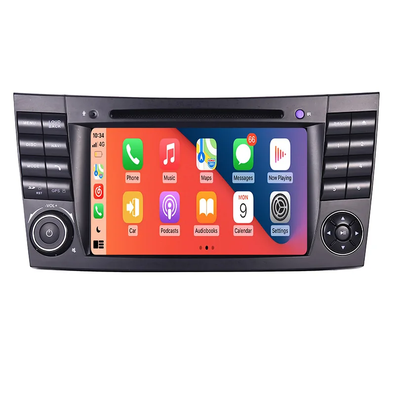 На разположение на Android 11 IPS Сензорен Екран Кола DVD Плеър За Mercedes Benz E-Class W211 E200 E220 E300 Quad-core E350 Wifi Радио, GPS