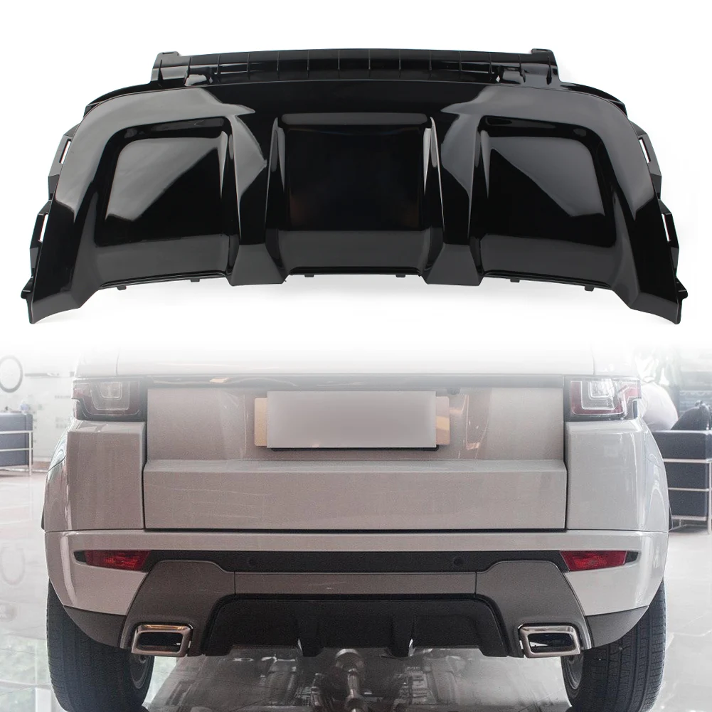 Тампон върху Накладку Задната Броня на Автомобила за Land Rover Range Rover Evoque 2010-2018 Динамични Модели Само Лъскаво Черен