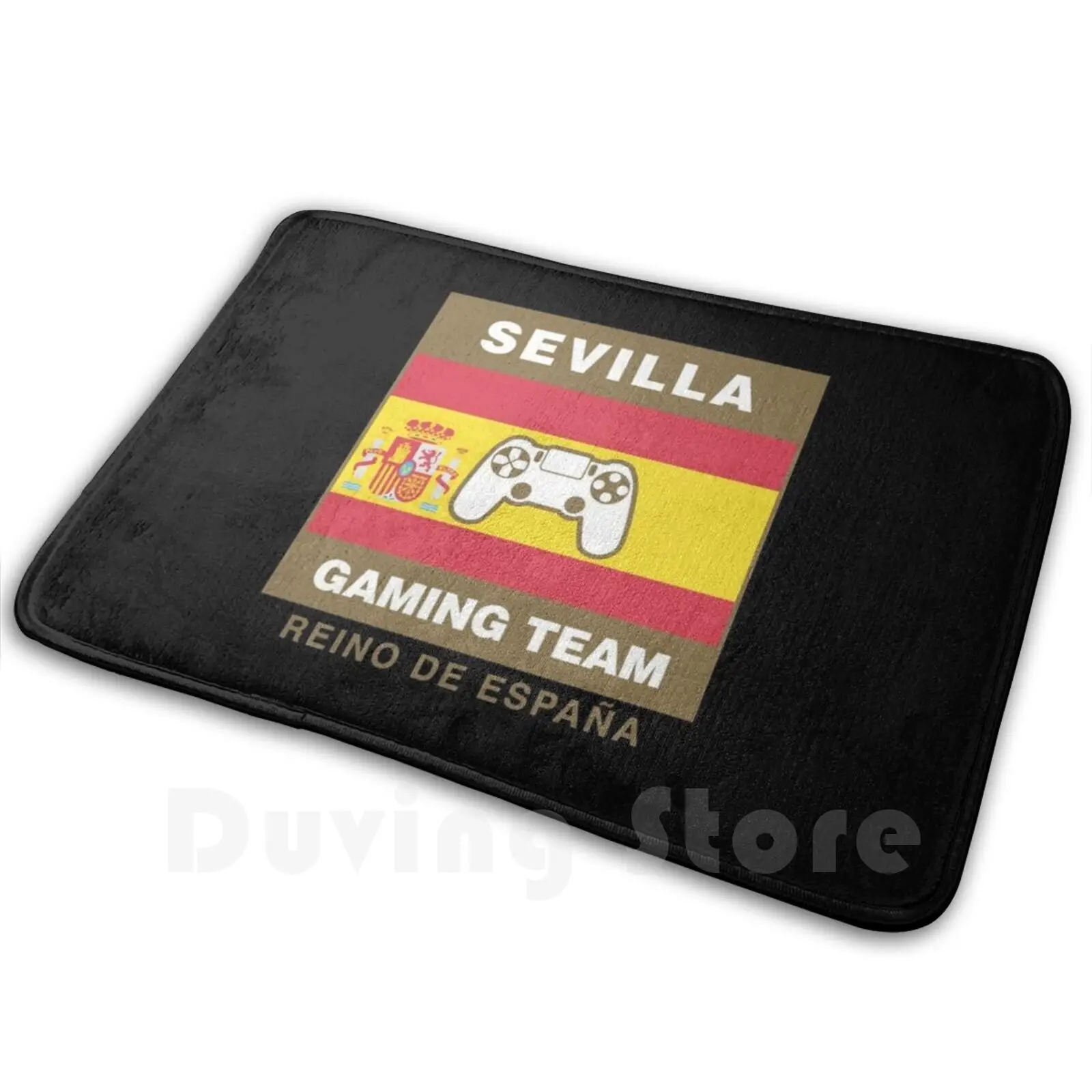 Sevilla Pro Gaming Team Испания Килим Мат Мат Възглавница Е Мека Нескользящая Sevilla Pro Gaming Team Киберспортивная Екип Киберспортивная Екип