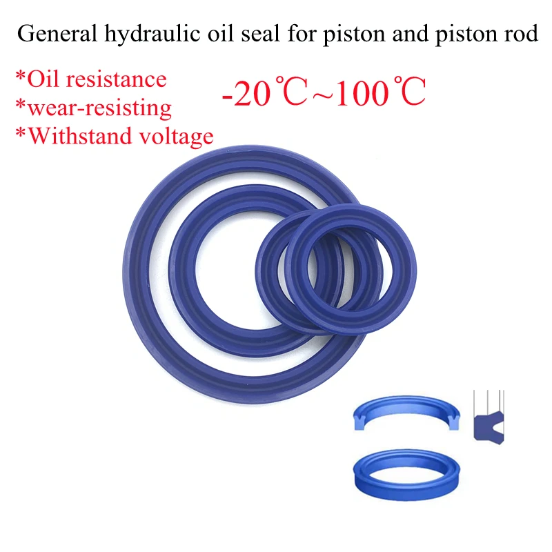 Полиуретаново О-пръстен за масло хидравличен цилиндър ID17mm 18 mm 20mm UN /UHS/ U / Y Вид Дупки вала Общото О-Пръстен Уплътнение 0