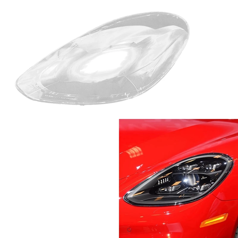 За Porsche Panamera GTS 2017-2022 Корпус светлини Лампа Прозрачен капак на обектива Капак фарове