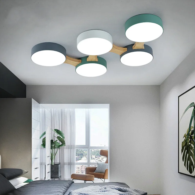 Скандинавски тавана лампа модерен минималистичен домашен macaron спалня led кабинет, коридор, коридор, балкон осветление стая LB40208