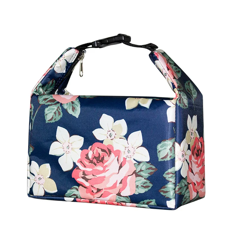 Гореща разпродажба, нова чанта за обяд от плат Оксфорд, чанта за bento за пикник на открито, многоцветен печатна термоизолированная чанта за обяд