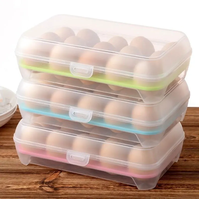 15-Клетъчна Кутия За яйца, Полипропиленови Калъфи, Калъфи За Хладилници, Практичен Мултифункционален Държач За Съхранение На Дивата Природа, Контейнер За Яйчни Продукти Crisper C5J7