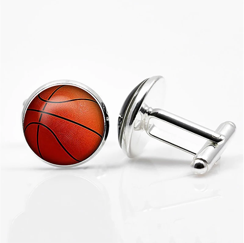 Баскетболни копчета за Ръкавели Сребро С Покритие Баскетболни копчета за Ръкавели за Баскетбол за Мъже и Дамски Спортни Аксесоари За Феновете
