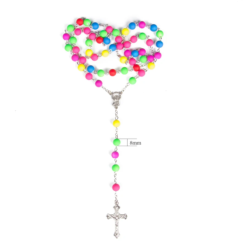 Християнски Католически Подаръци Ретро Исус на Кръста Мъниста Огърлица Бижута На Врата Цинк Сплав Твърд Материал 2021 Jewelr 8 см