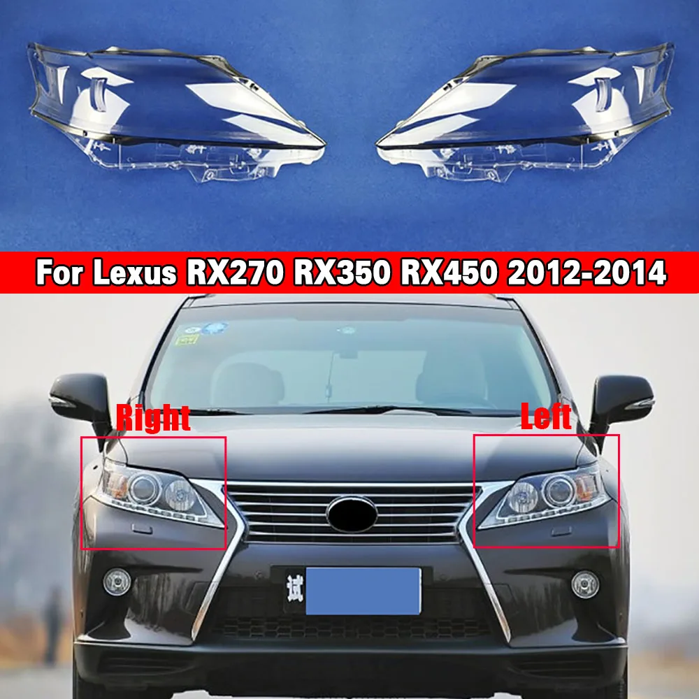 Обектив Светлини Лампа за Подмяна на Капака на Автомобил под формата На Миди, За Lexus RX270 RX350 RX450 2012 2013 2014 Обектив Светлини Прозрачен