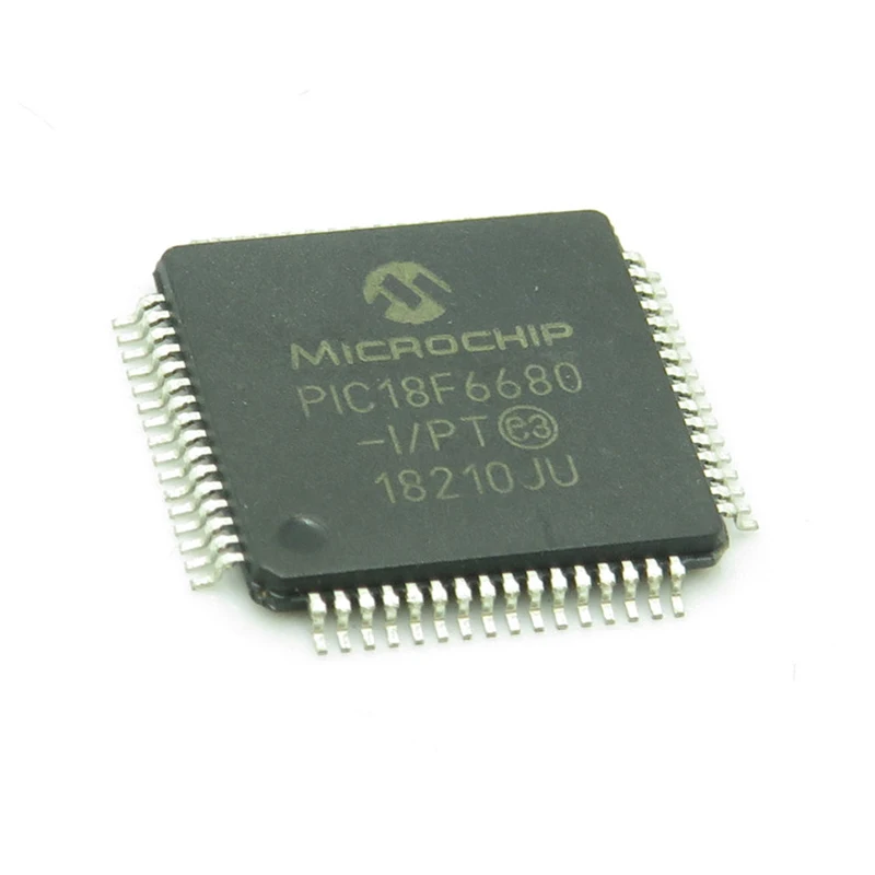 PIC18F6680-I/PT Кръпка TQFP-64 18F6680 8-битов Микроконтролер MCU-чип на микроконтролера Абсолютно Нов Оригинален