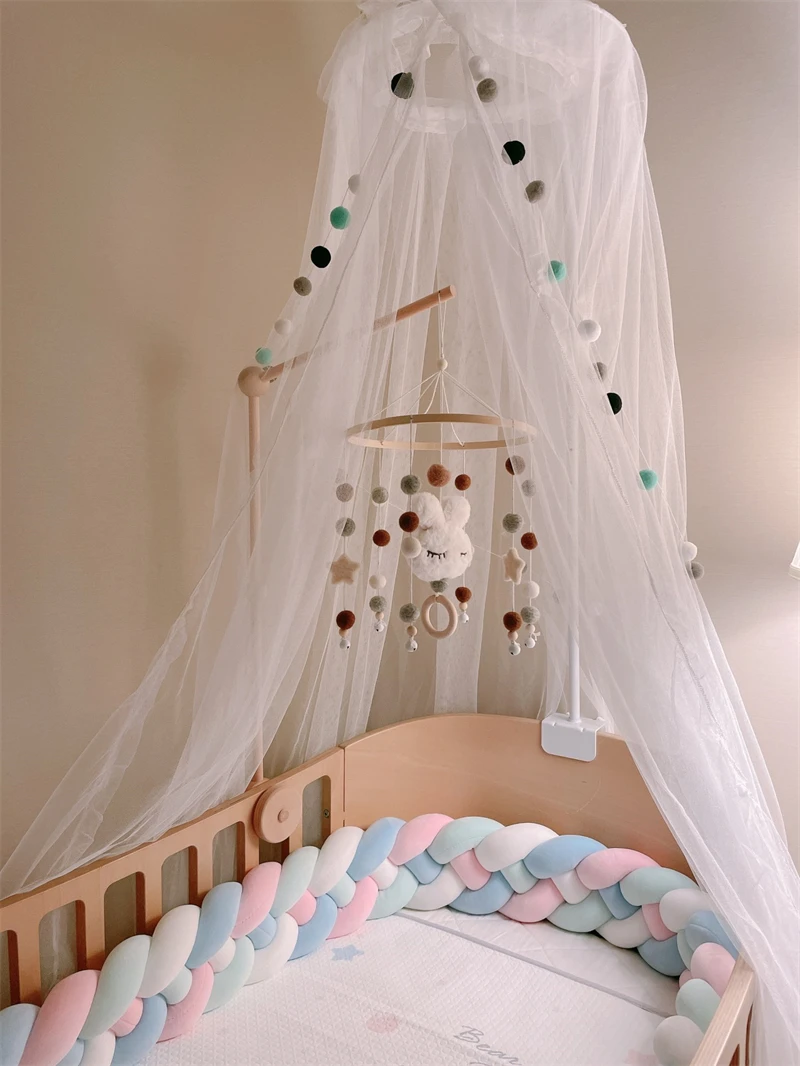 Детска Mosquito Net Лятна Окото Купол Пердета За Спалня Окото Новородени Бебета Преносим Престилката Детски Легла 0