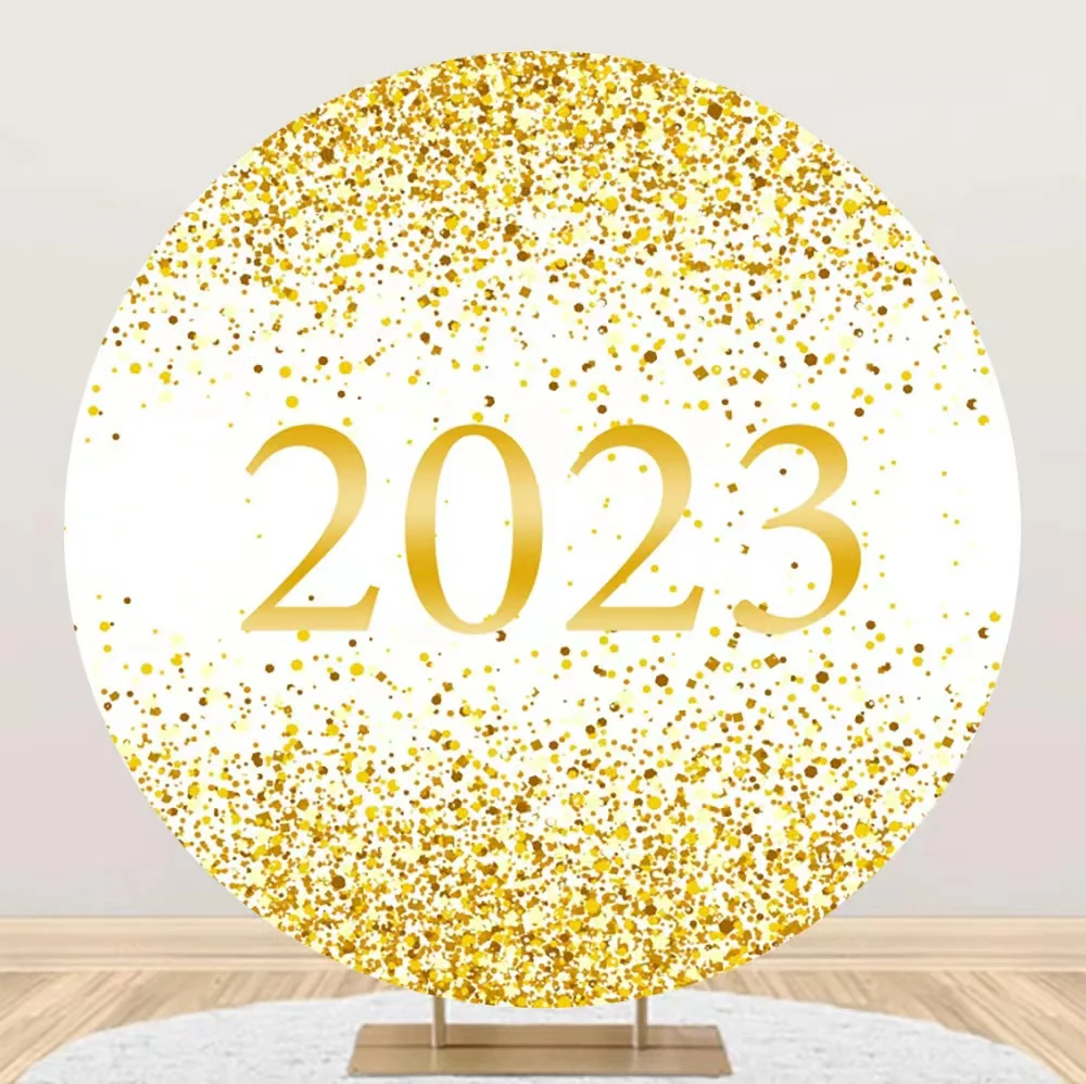 Честита Нова Година 2023 Фон Cover Фон Декорация Парти 0