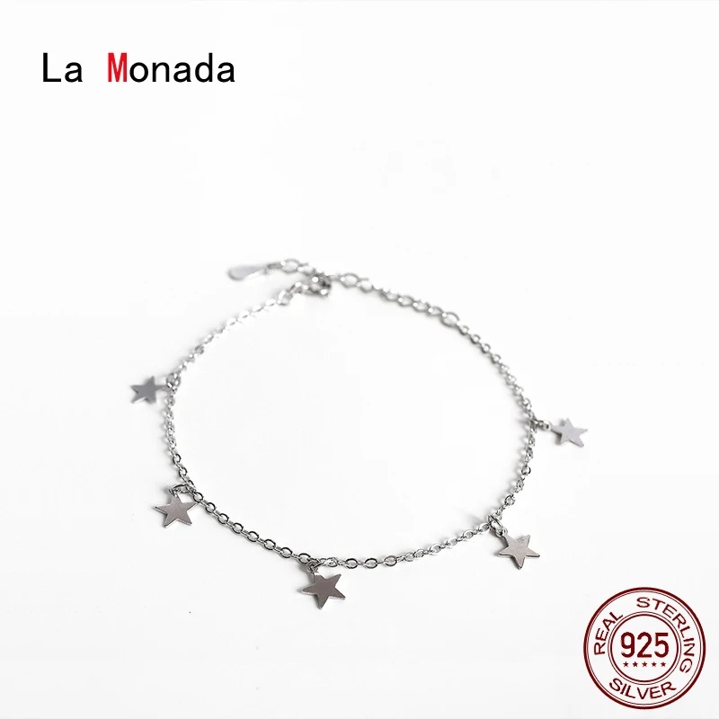 La Monada Fine Silver 925 Jewelry Гривна За Жена Звезда На Минималистичные Гривни За Жени Сребро Проба 925
