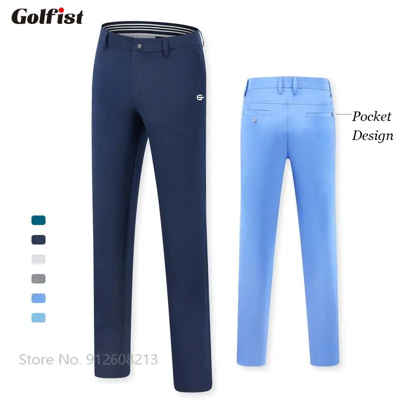 Голф Голф Мъжки Дълги Панталони Летни бързо съхнещи Спортни прави Панталони Мъжки Ластични Ежедневни Панталони За голф Дишащи Спортни Панталони 2XS-3XL