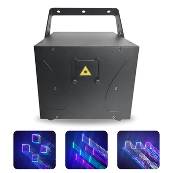 10 W цветен анимационен лазер линия сканиране на лъча бар коледен dj диско ефект система за осветление нощен клуб вечерта с лазер 0
