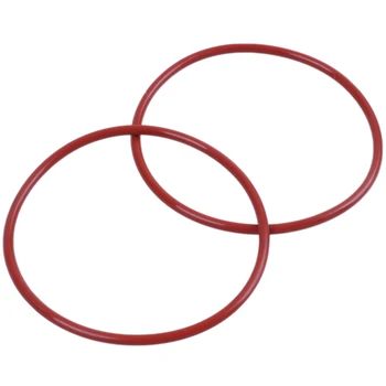 10 Бр. Индустриален силикон о-пръстен 55 mm X 60 mm x 2,5 mm и 1X Червени силиконови уплътнителни пръстени на Дърво 110 mm X 104 mm x 3,5 мм 5