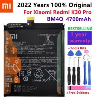 100% Оригинална работа на смени Батерията BM4Q За Xiaomi Redmi K30 Pro K30Pro Натурална Батерията на Телефона 4700 mah + Инструменти
