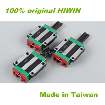 100% оригинални HIWIN 2 бр. на Линеен релса HGR25 1100 1200 1500 мм + 4 бр. на Линеен ръководство на релсите с ЦПУ HGW25CC Блок с ЦПУ комплект hgw HGW25 1