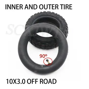 10x3,0 вътрешна и външна гума, Разширени Нескользящие гуми, подходящи За електрически Скутер KUGOO M4 PRO, Картинг, четириядрен под наем, четириядрен под наем, Бързо гума 0