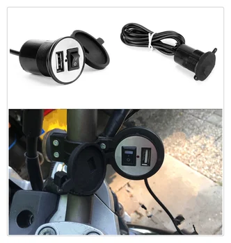 12-24 аксесоари за мотоциклети USB зарядно за кола за телефон модификация за HONDA VTR1000F FIRESTORM CBR125R CBR300R CB300F FA