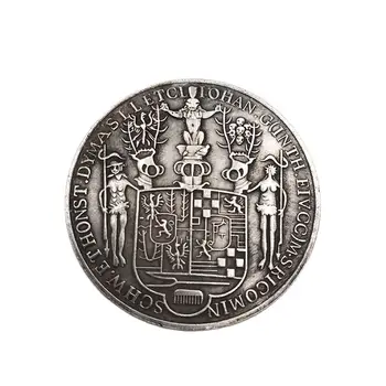 1669 Немска Сила На Волята, На Короната На Монета Череп Айде Колекция От Монети На Сувенири, Декорация На Дома Занаяти Украса На Подарък
