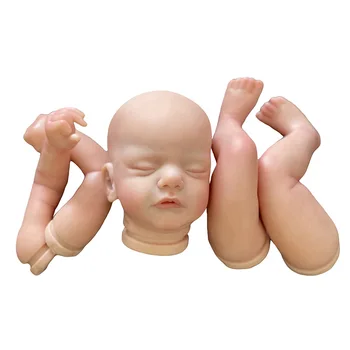 18-Инчов Комплект Спящата Кукла-Бебе Reborn Кукла Споделя и Хубаво Тяло с Кърпа В комплекта