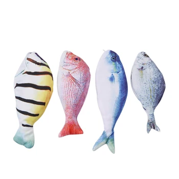 1БР Kawai Риба за Съхранение на Моливи Калъф Имитация на Скъпа Тъкан Плюшен Риба Дръжка Скоростна Голям Капацитет на Ученически Пособия, Офис Консумативи