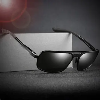 1БР Риболовни уреди изцяло алуминиеви магниевые поляризирани слънчеви очила за мъже квадратни слънчеви очила очила риболовни слънчеви очила, риболовни принадлежности 2