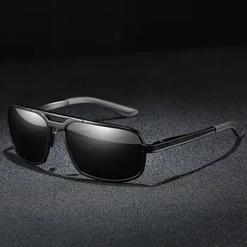 1БР Риболовни уреди изцяло алуминиеви магниевые поляризирани слънчеви очила за мъже квадратни слънчеви очила очила риболовни слънчеви очила, риболовни принадлежности 3