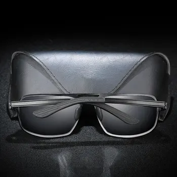 1БР Риболовни уреди изцяло алуминиеви магниевые поляризирани слънчеви очила за мъже квадратни слънчеви очила очила риболовни слънчеви очила, риболовни принадлежности 4
